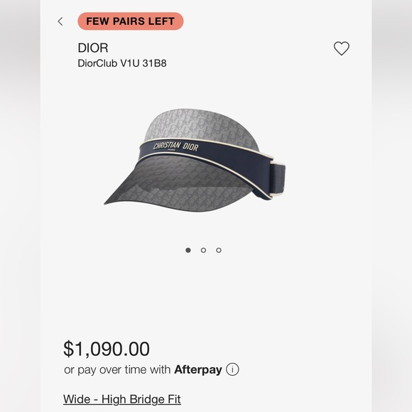 Dior visor - Picture 2 of 7